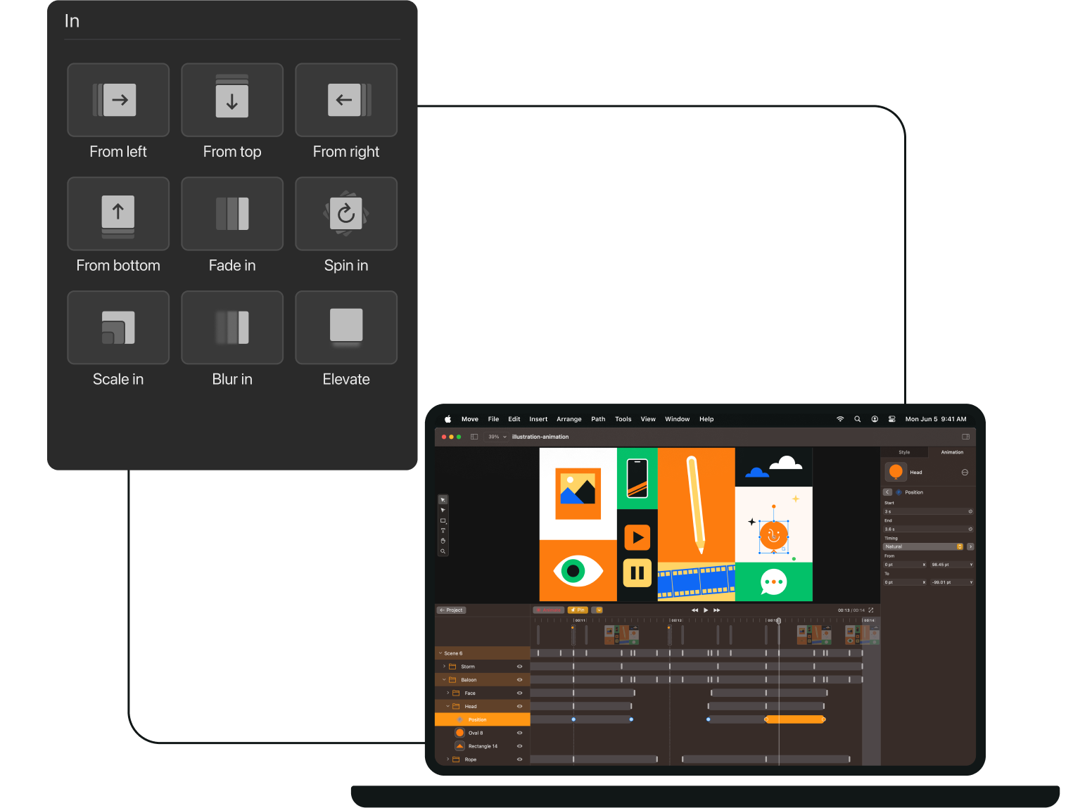 mockup program creating street billboards commercial