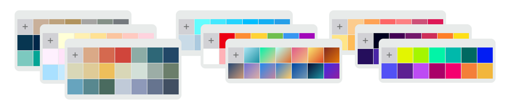 Linearity Curve color palettes