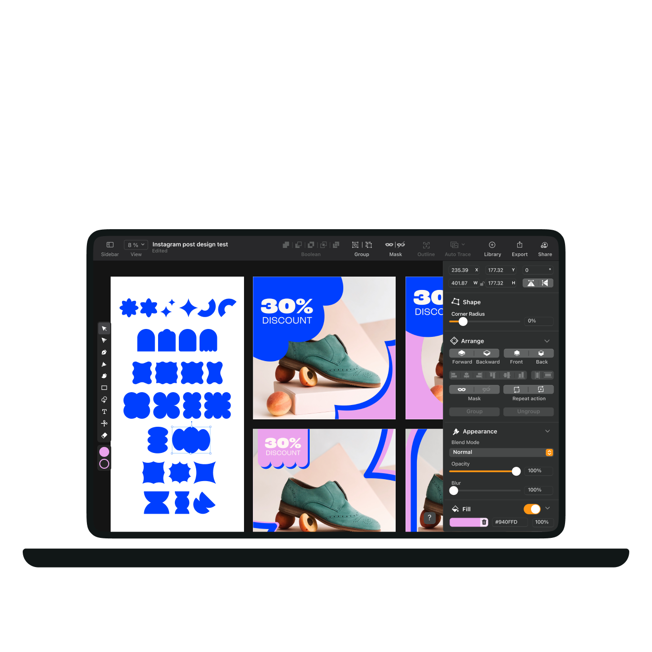 marketing design editable template