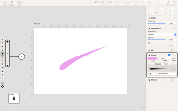 Activate brush tool
