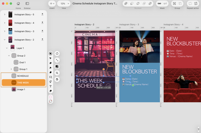text layer preview