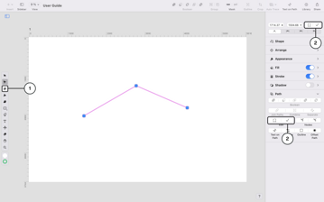 pen tool - single node