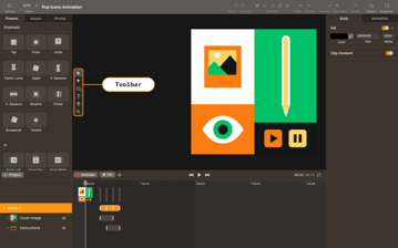 Project toolbar
