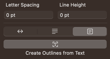Linearity Move text tool bottom section