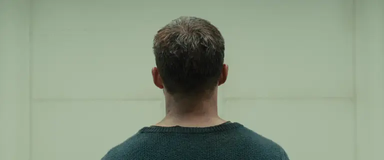 Back head shot of a young man
